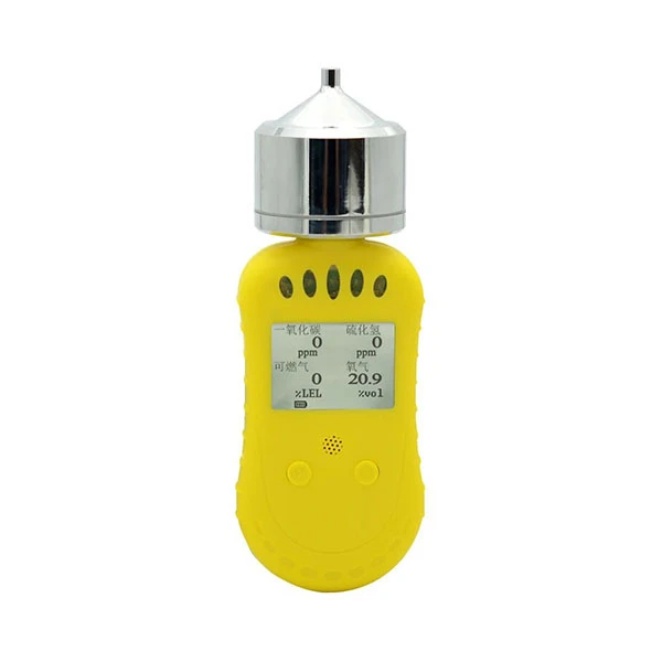 Pump suction compound gas detector