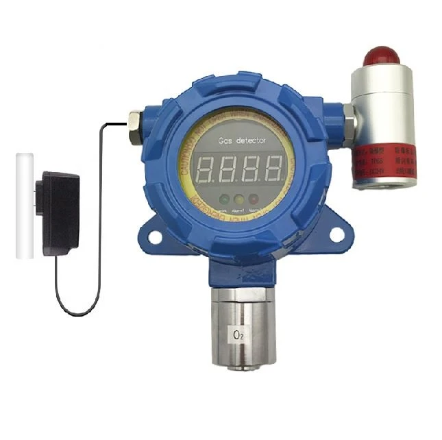 fixed LED display CO H2S NH3 O3 gas sensor gas detector